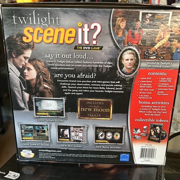 4 Twilight Board Games including Scene It DVD game - Picture 8 of 12